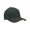 Cap - mod. 4210:Bottle green, Cotton, Gold